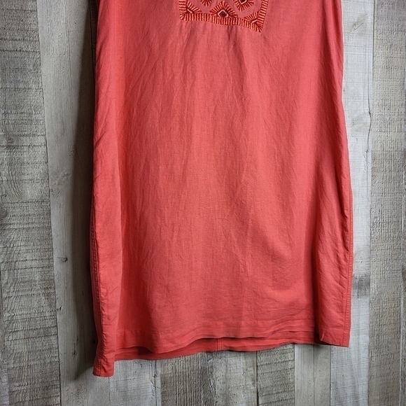 J. CREW Sleeveless Linen/Cotton Sundress. Size Medium - Picture 3 of 13